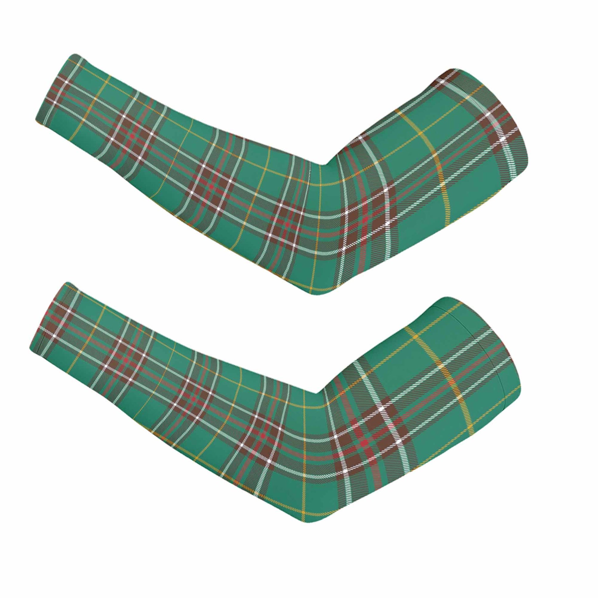 Newfoundland And Labrador Province Canada Tartan Arm Sleeves - Tartan Vibes Clothing