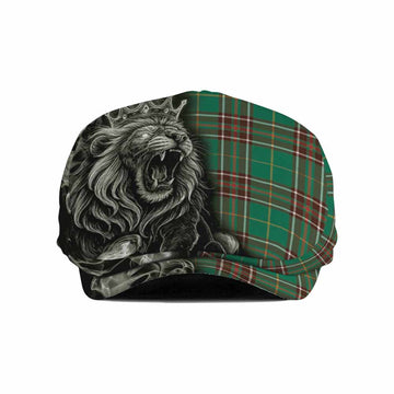 Newfoundland And Labrador Province Canada Tartan Flat Cap, Jeff Cap Roaring Lion Heritage