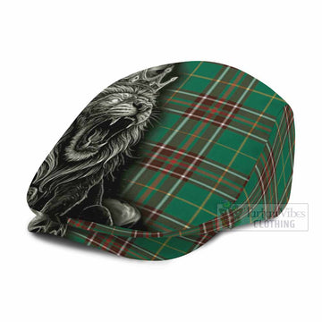 Newfoundland And Labrador Province Canada Tartan Flat Cap, Jeff Cap Roaring Lion Heritage