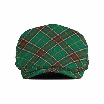 Newfoundland And Labrador Province Canada Tartan Flat Cap, Jeff Cap Cross Style