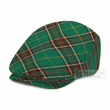 Newfoundland And Labrador Province Canada Tartan Flat Cap, Jeff Cap Cross Style