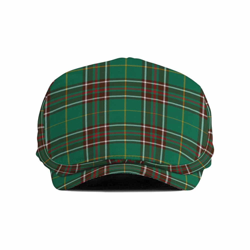 Newfoundland And Labrador Province Canada Tartan Jeff Cap, Tartan Flat Cap