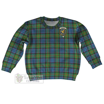 Newlands Tartan Kid Ugly Sweater with Family Crest Kid - Tartan Vibes Clothing