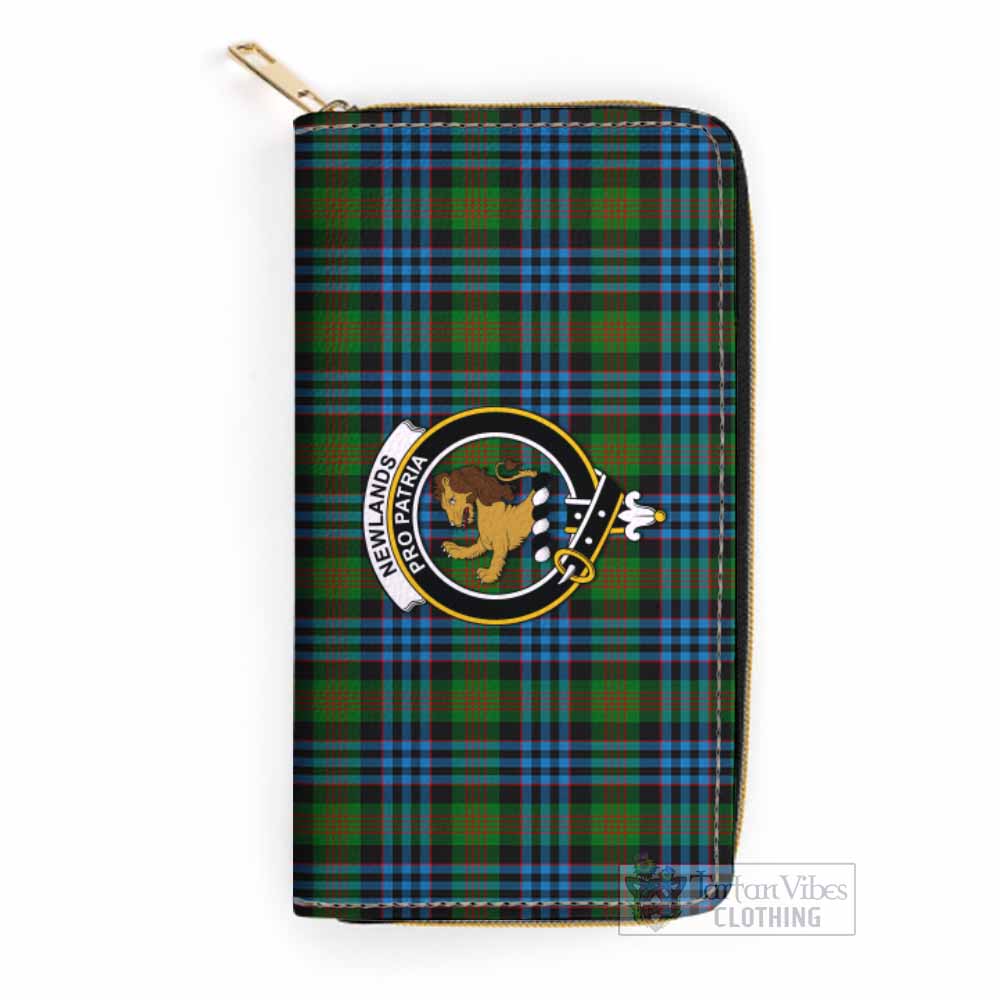 Newlands Tartan Women's Leather Wallet with Family Crest One Size 19.7*10.5*3.5 cm - Tartan Vibes Clothing