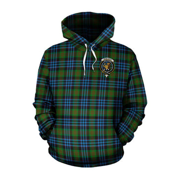 Newlands Tartan Cotton Hoodie with Family Crest Celtic Skull Style Pullover Hoodie XS - Tartan Vibes Clothing