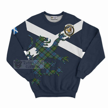 Newlands Tartan Lion Rampant Sweatshirt Proudly Display Your Heritage with Alba Gu Brath and Clan Name Unisex - Tartan Vibes Clothing