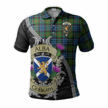 Newlands Tartan Family Crest Polo Shirt Lion Rampant Royal Thistle Shield Celtic Inspired Kid - Tartan Vibes Clothing