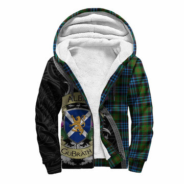 Newlands Tartan Family Crest Sherpa Hoodie Lion Rampant Royal Thistle Shield Celtic Inspired Unisex S - Tartan Vibes Clothing