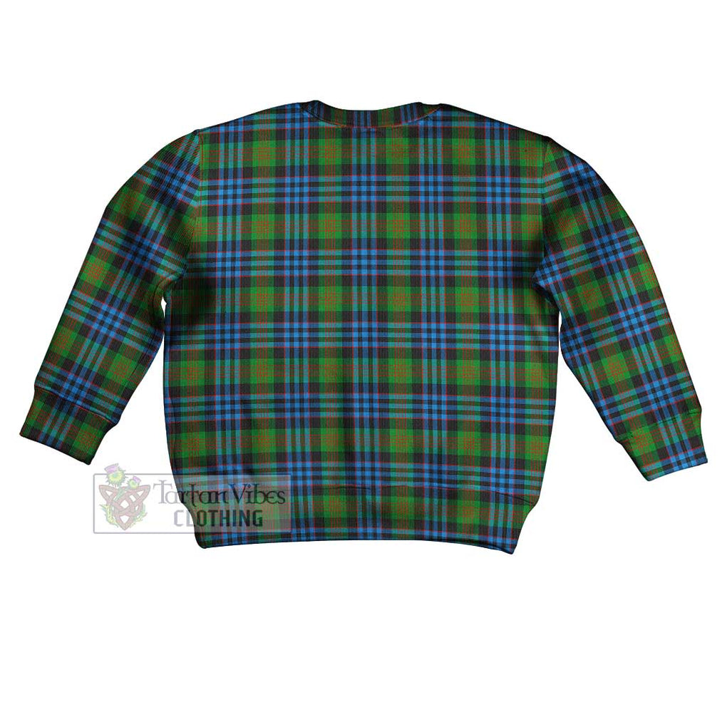 Newlands Tartan Kid Ugly Sweater with Family Crest - Tartan Vibes Clothing