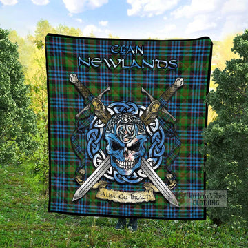 Newlands Tartan Quilt with Celtic Skull Alba Gu Brath Style - Tartan Vibes Clothing