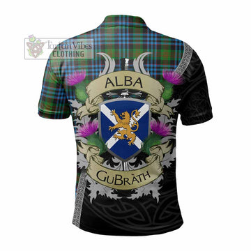 Newlands Tartan Family Crest Polo Shirt Lion Rampant Royal Thistle Shield Celtic Inspired - Tartan Vibes Clothing