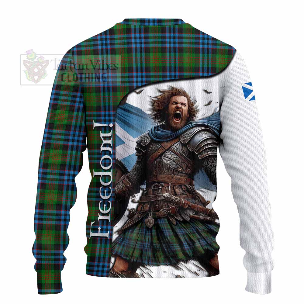 Newlands Crest Tartan Knitted Sweater Inspired by the Freedom of Scottish Warrior - Tartan Vibes Clothing