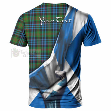 Newlands Tartan T-Shirt with Family Crest Scotland Patriotic Style - Tartan Vibes Clothing