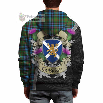 Newlands Tartan Family Crest Hoodie Lion Rampant Royal Thistle Shield Celtic Inspired - Tartan Vibes Clothing