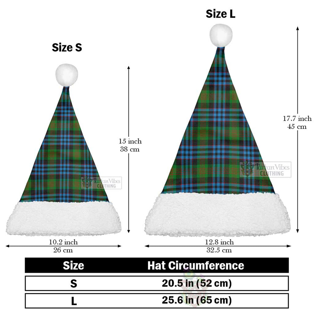 Newlands Tartan Christmas Santa Hats Christmas Hat L 25.6in (65cm) - Tartan Vibes Clothing
