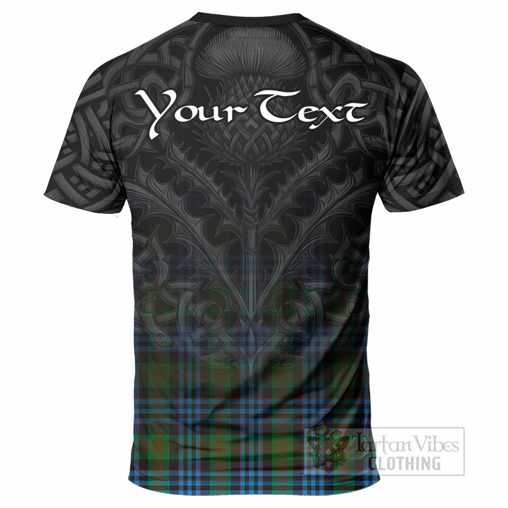 Newlands Tartan T-Shirt with Family Crest Celtic Thistle Vibes - Tartan Vibes Clothing