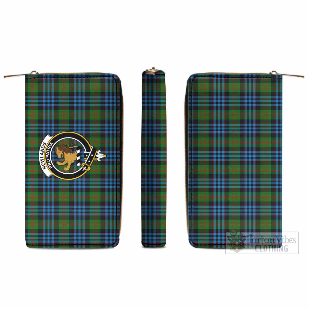 Newlands Tartan Women's Leather Wallet with Family Crest - Tartan Vibes Clothing