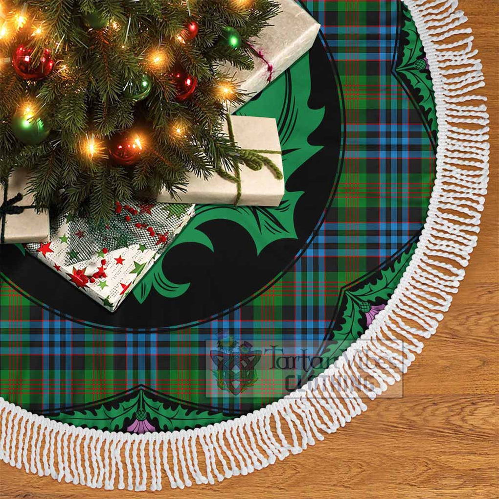 Newlands Tartan Christmas Tree Skirt Scottish Thistle Style - Tartan Vibes Clothing