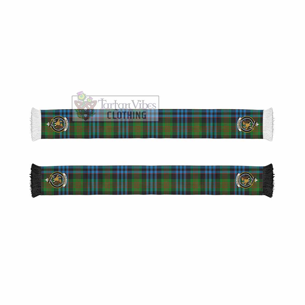 Newlands Tartan Ruffneck Scarf with Family Crest - Tartan Vibes Clothing