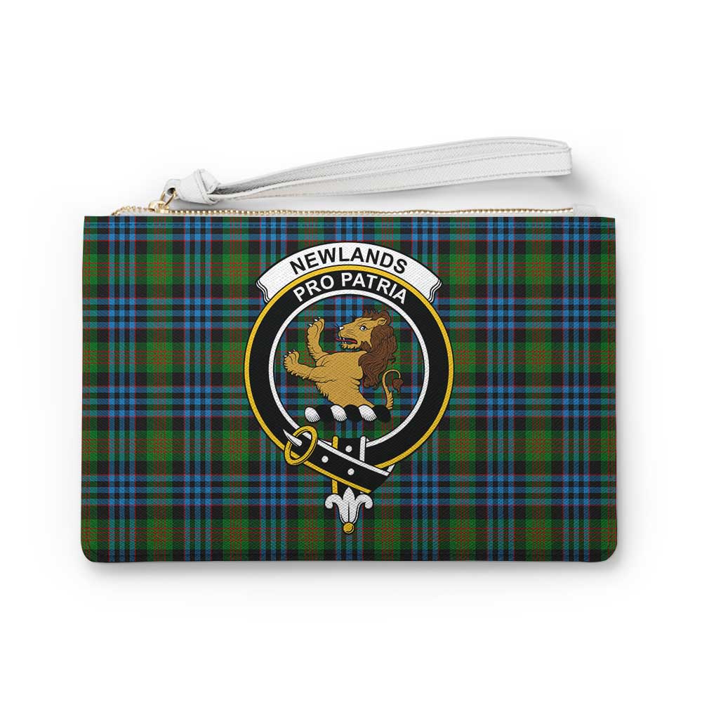 Tartan Vibes Clothing Newlands Family Crest Tartan Clutch Bag