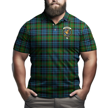 Newlands of Lauriston Tartan Men's Polo Shirt with Family Crest