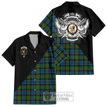 Newlands Tartan Hawaiian Shirt with Family Crest and Military Logo Style Kid - Tartan Vibes Clothing