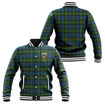 Newlands Tartan Baseball Jacket with Family Crest Unisex - Tartan Vibes Clothing