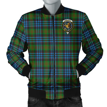 Newlands of Lauriston Tartan Bomber Jacket with Family Crest