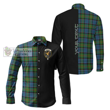 Newlands Tartan Long Sleeve Button Shirt with Family Crest and Half Of Me Style Men's Shirt S - Tartanvibesclothing Shop