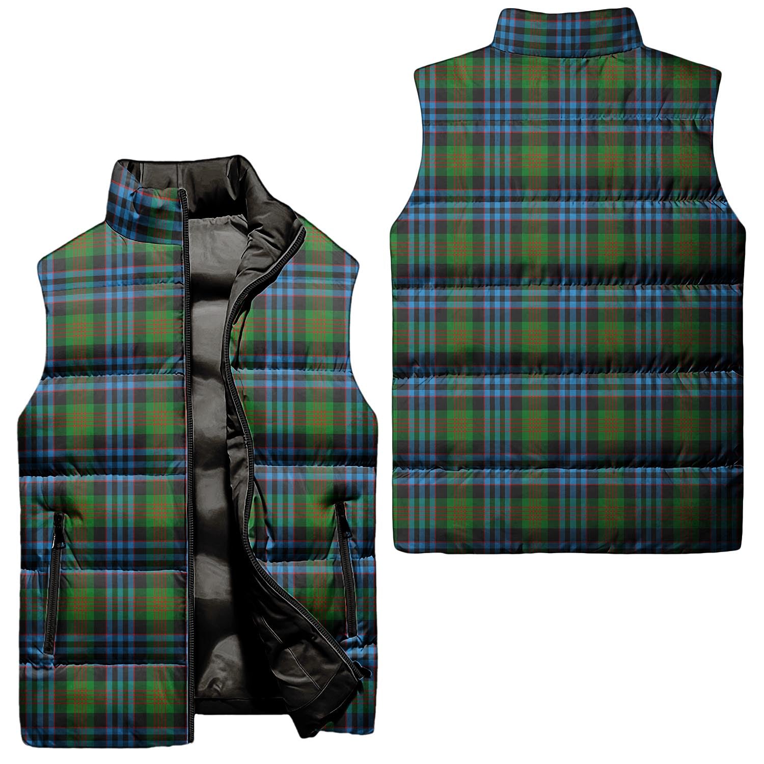 Newlands Tartan Sleeveless Puffer Jacket Unisex - Tartan Vibes Clothing