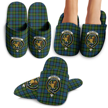Newlands Tartan Home Slippers with Family Crest
