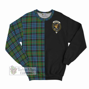 Newlands Tartan Sweatshirt with Family Crest and Half Of Me Style - Tartan Vibes Clothing