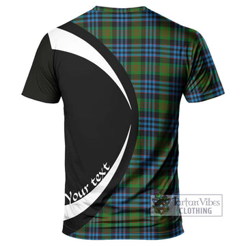 Newlands Tartan T-Shirt with Family Crest Circle Style - Tartan Vibes Clothing