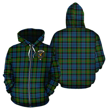 Newlands of Lauriston Tartan Hoodie with Family Crest