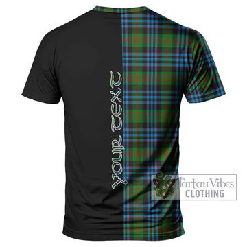 Newlands Tartan T-Shirt with Family Crest and Half Of Me Style - Tartan Vibes Clothing