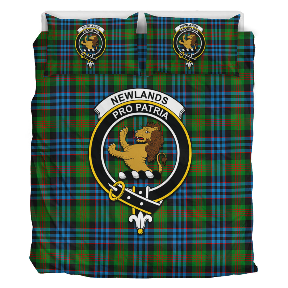 Newlands Tartan Bedding Set with Family Crest - Tartan Vibes Clothing