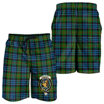 Newlands Tartan Mens Shorts with Family Crest - Tartan Vibes Clothing