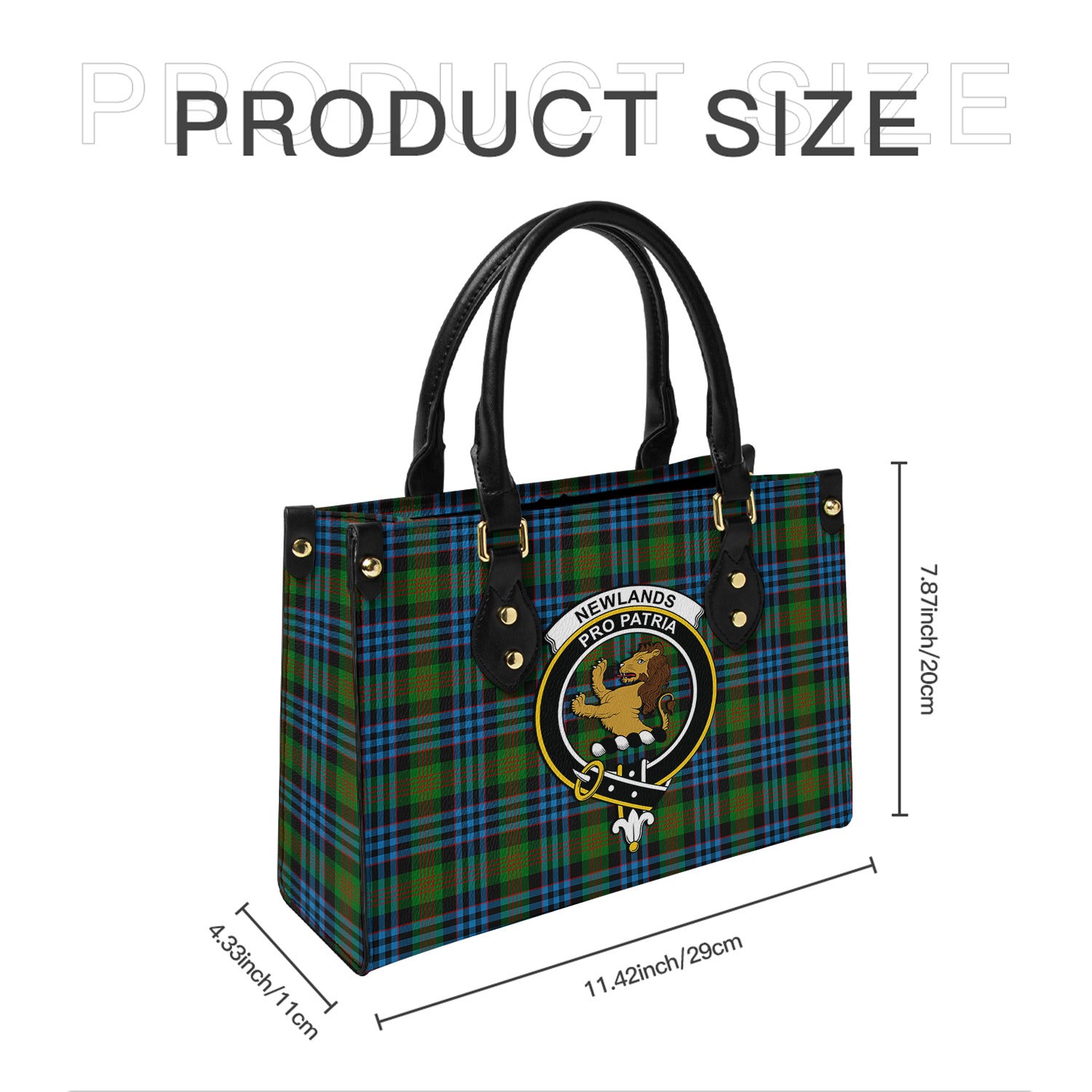 newlands-of-lauriston-tartan-leather-bag-with-family-crest