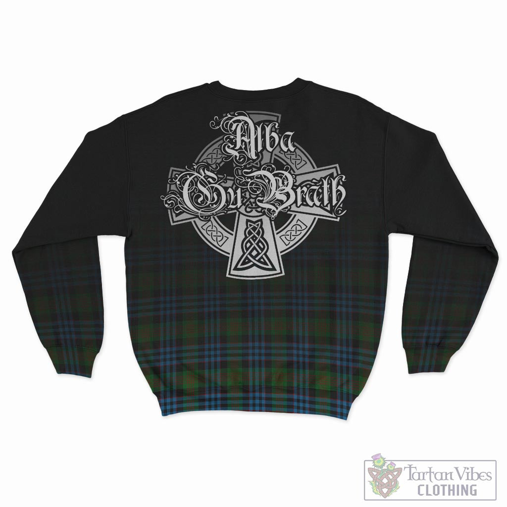 Newlands Tartan Sweatshirt Featuring Alba Gu Brath Family Crest Celtic Inspired - Tartan Vibes Clothing