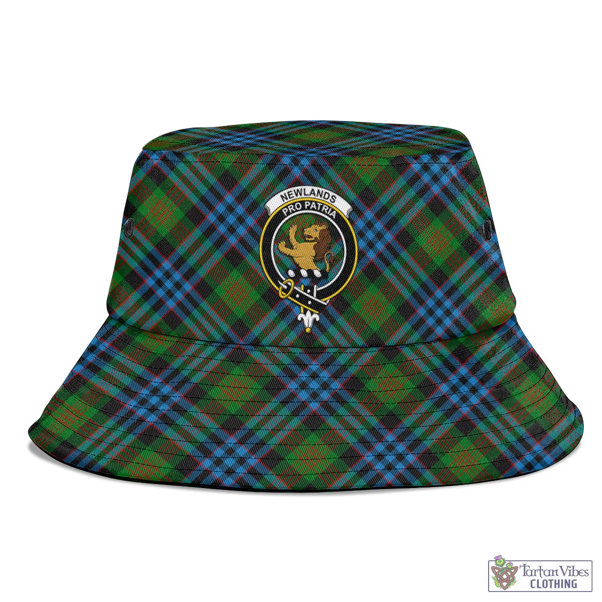 Newlands Tartan Bucket Hat with Family Crest - Tartan Vibes Clothing
