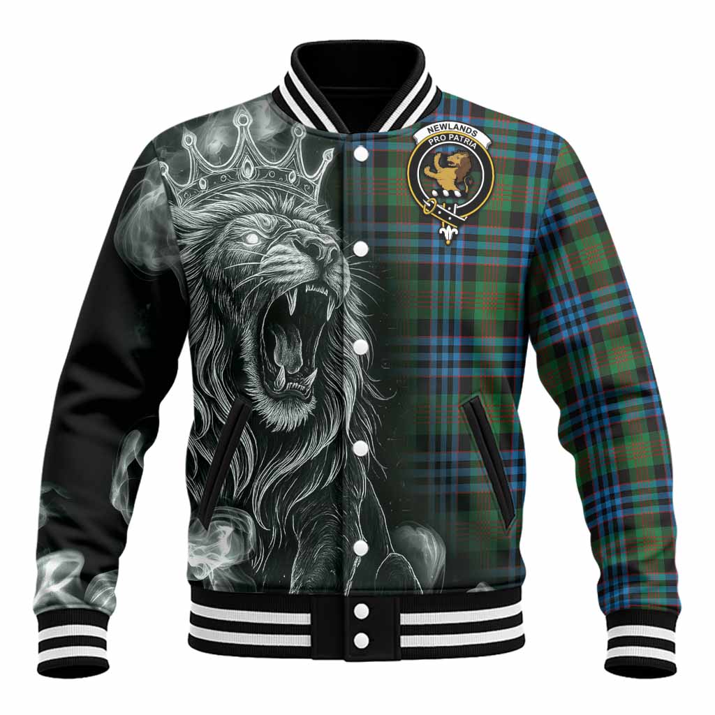 Newlands Tartan Baseball Jacket Roaring Lion Heritage