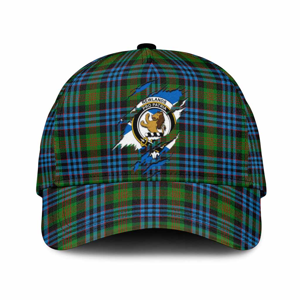 Newlands Tartan Classic Cap with Family Crest In Me Style