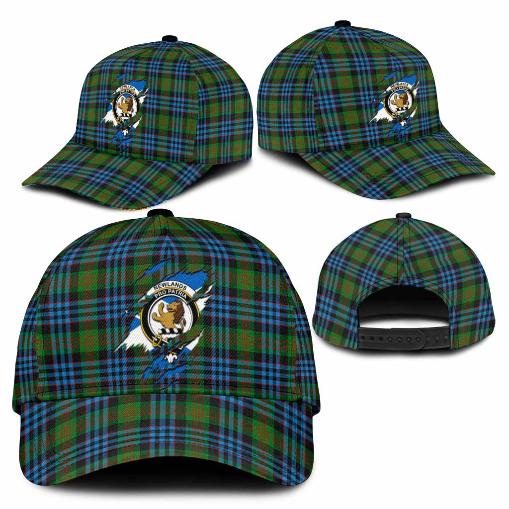 Newlands Tartan Classic Cap with Family Crest In Me Style