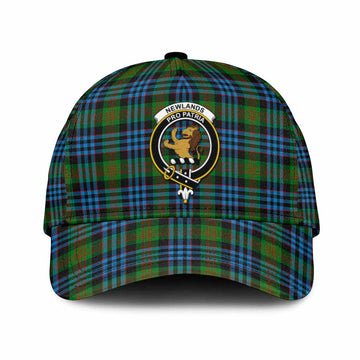 Newlands Tartan Classic Cap with Family Crest