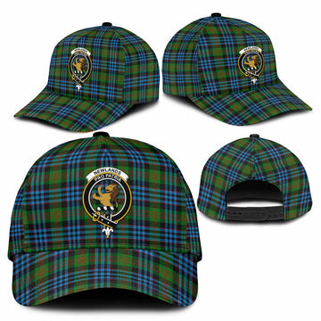Newlands Tartan Classic Cap with Family Crest