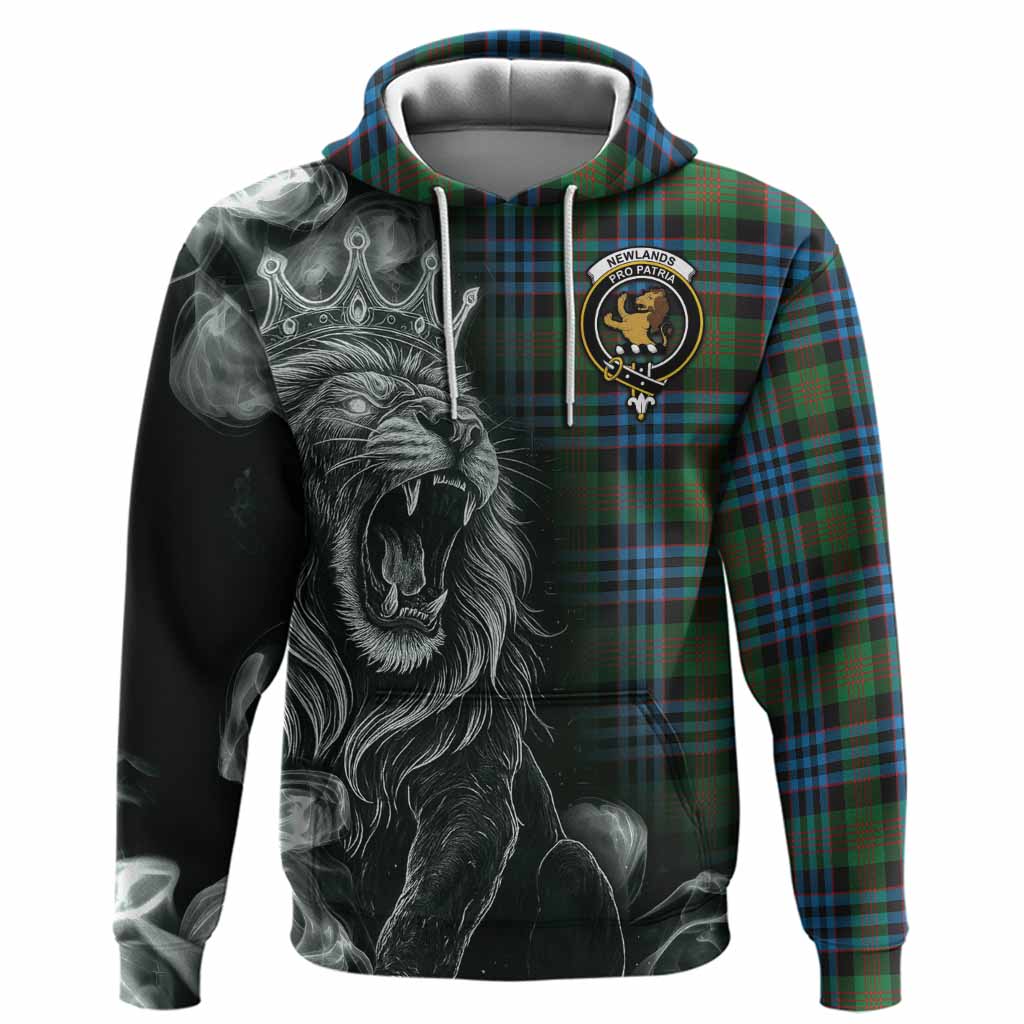 Newlands Tartan Hoodie Roaring Lion Heritage