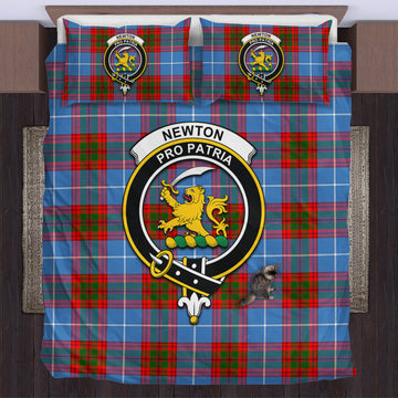 Newton Tartan Bedding Set with Family Crest