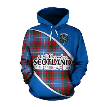 Newton Family Crest Tartan Cotton Hoodie Celebrate Saint Andrew's Day in Style Pullover Hoodie XS - Tartan Vibes Clothing