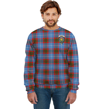Newton Tartan Sweatshirt with Family Crest
