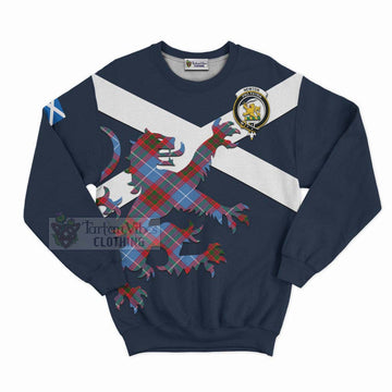 Newton Tartan Lion Rampant Sweatshirt Proudly Display Your Heritage with Alba Gu Brath and Clan Name Unisex - Tartan Vibes Clothing